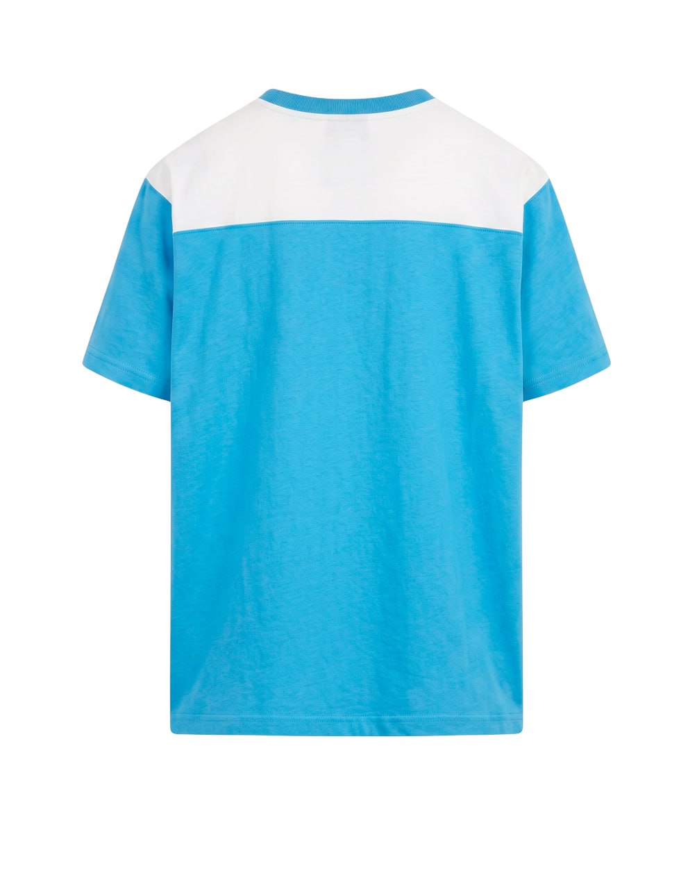S/S T-SHIRT COTTON JERSEY SMURF AZURE/SUN/MC