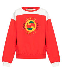 CW/NK SWEATSHIRT LIGHT FELTED COTTON JERSEY LIVE  RED/SUNLIGHT/MC