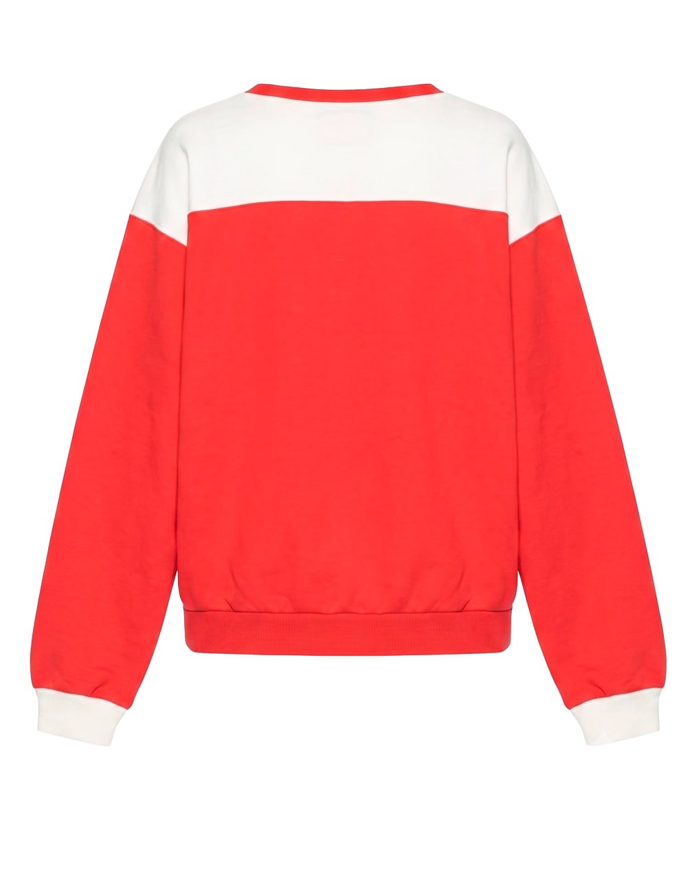 CW/NK SWEATSHIRT LIGHT FELTED COTTON JERSEY LIVE  RED/SUNLIGHT/MC