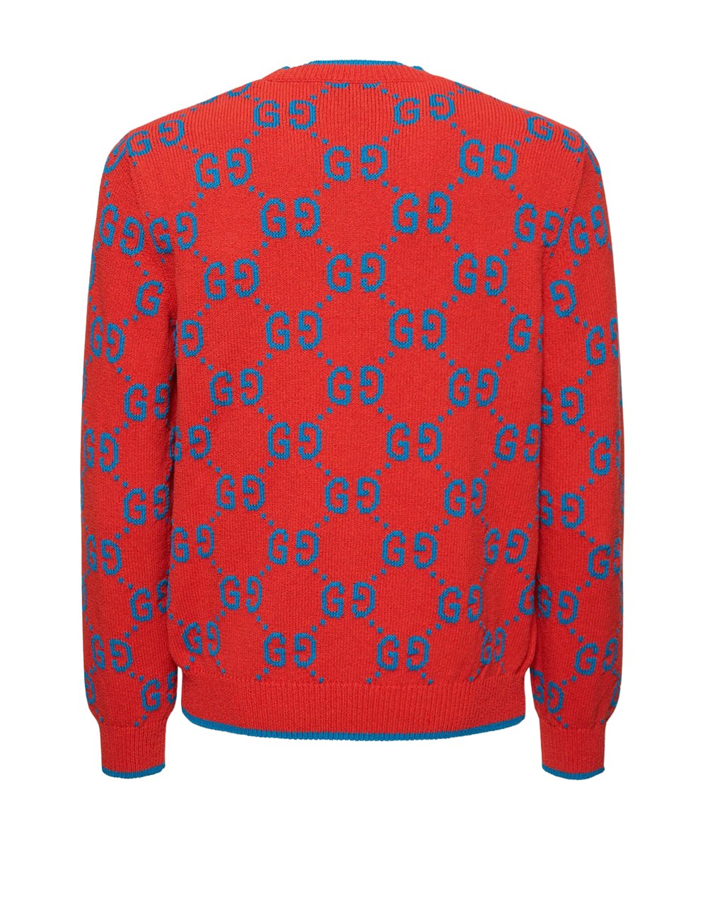 GUCCI GG KNIT SWEATER RED/BLUE