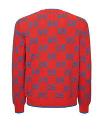 GUCCI GG KNIT SWEATER RED/BLUE