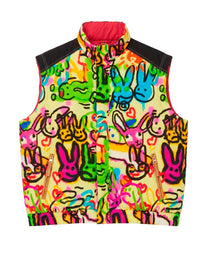 BOMBER SPRAYVERT ON NY PRT IVORY/MULTIC/MC/MIX