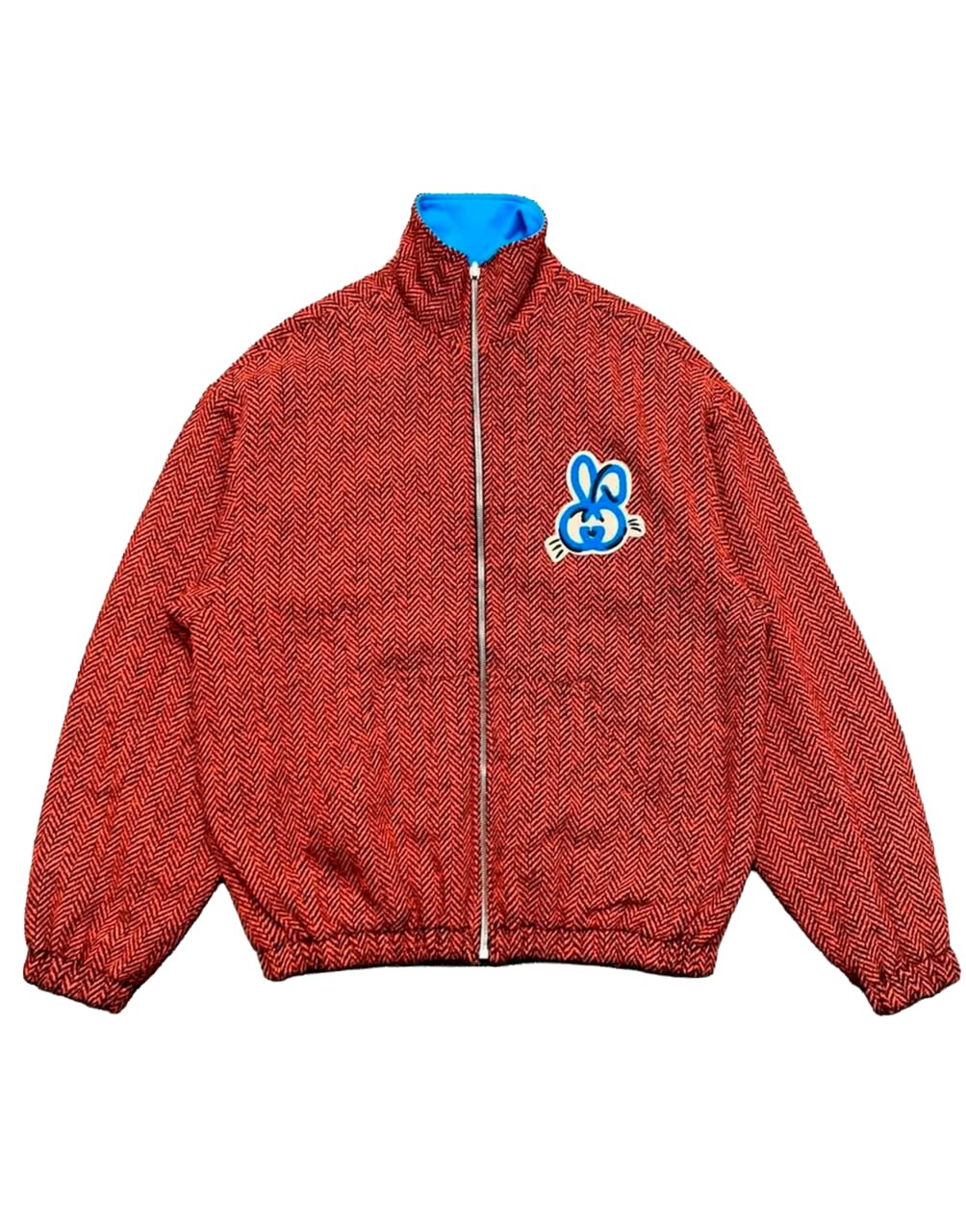 ZIP JKT REVERSIBLE GRAFIC COVER BLACK/ORANGE/MC