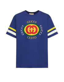 S/S OVER T-SHIRT COTTON JERSEY MARINO/MC
