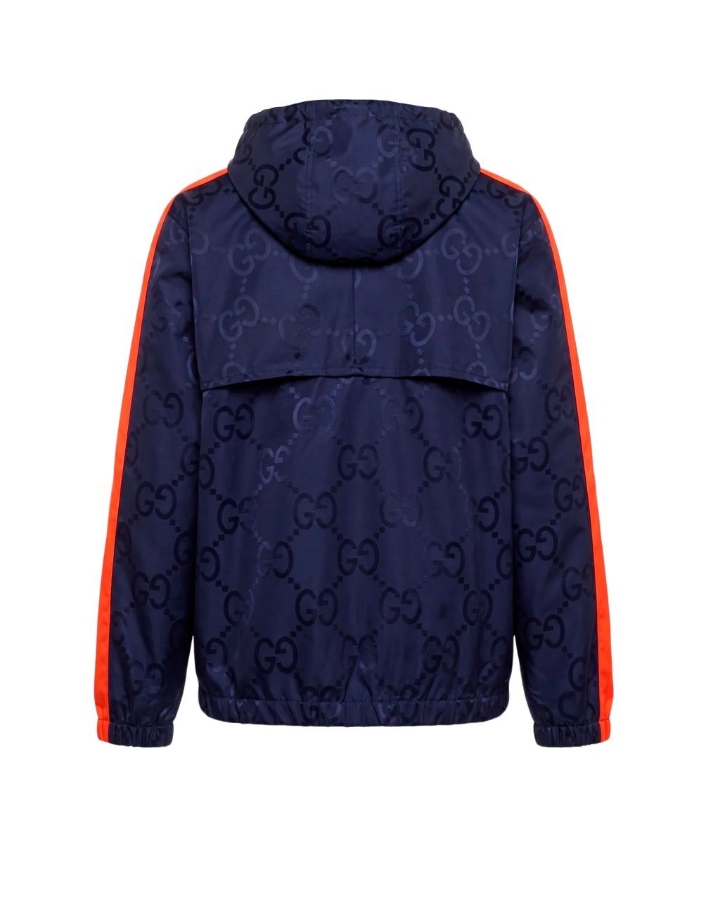 BOMBER NYLON CANVAS GG JUMBO W/LEATH TIDE/MIX