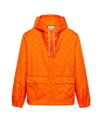 GUCCI "OFF THE GRID" GG CANVAS NYLON ZIP JACKET GUCCI