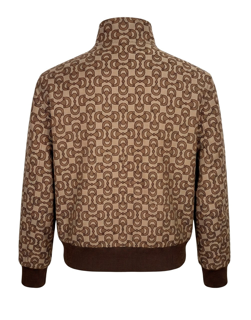 SPW BLOUSON HORSEBIT DOUBLE W/LEATH BEIGE/EBONY