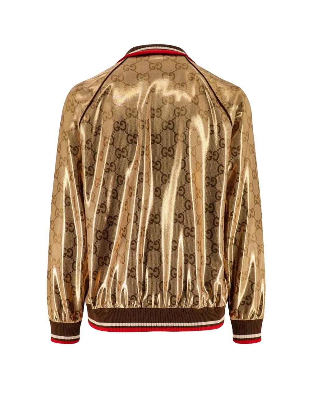 GUCCI GG TECHNICAL JERSEY ZIP JACKET 'GOLD'