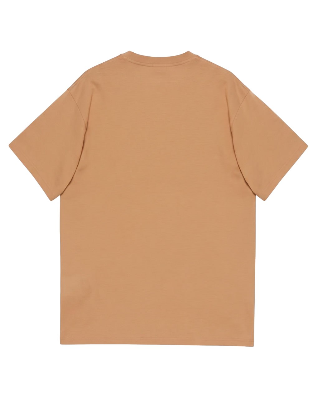 T-SHIRT COTTON JERSEY CAMEL/MULTICOLOR