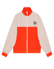 ZIP JACKET LIGHTWEIGHT POLYESTER ORANGE/IVORY/MC
