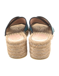 SANDAL FABRIC R.S NEW CANVAS GG/NAPPA CHARLOTTE LIGHT  BLUE BLUE/BLU