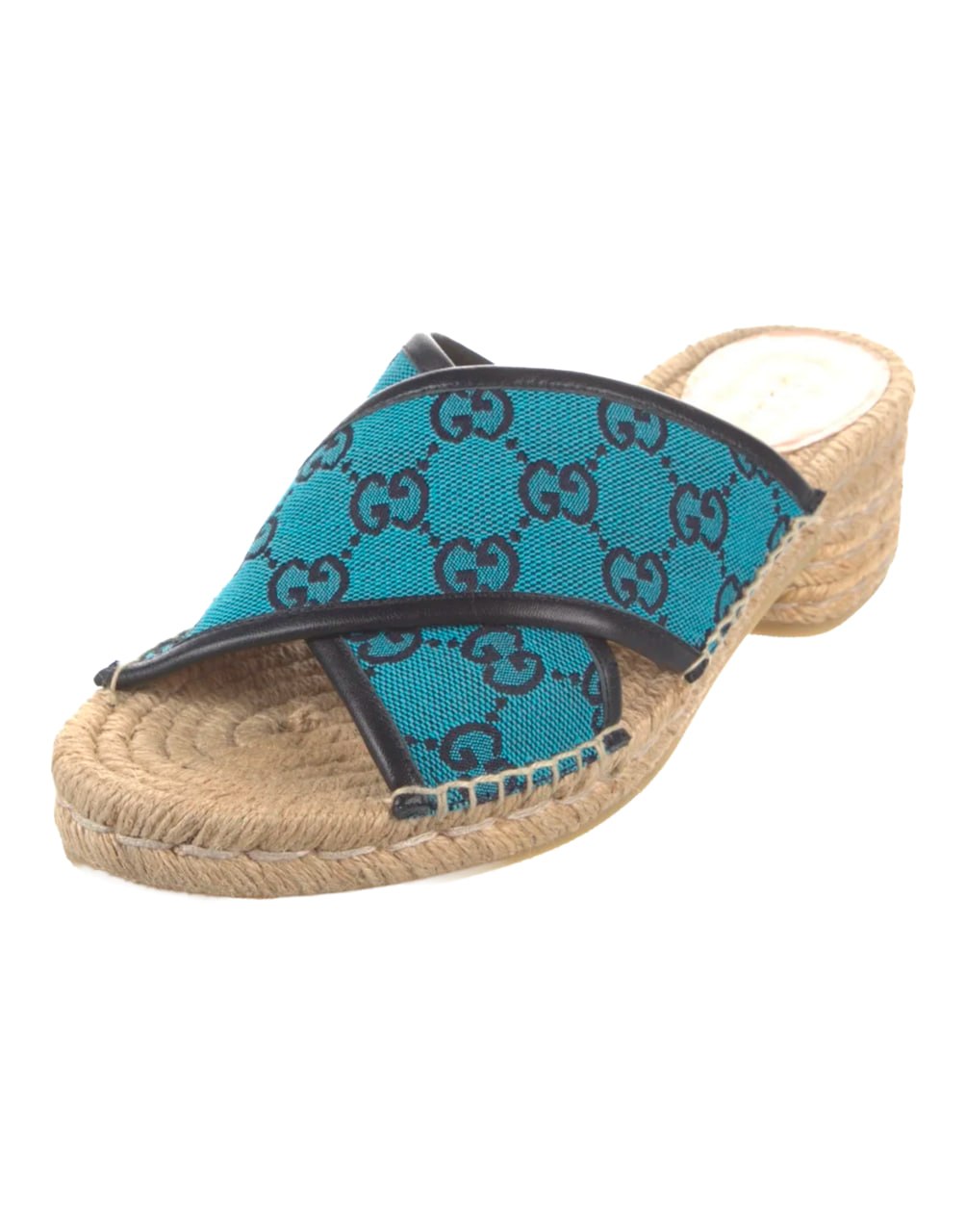 SANDAL FABRIC R.S NEW CANVAS GG/NAPPA CHARLOTTE LIGHT  BLUE BLUE/BLU