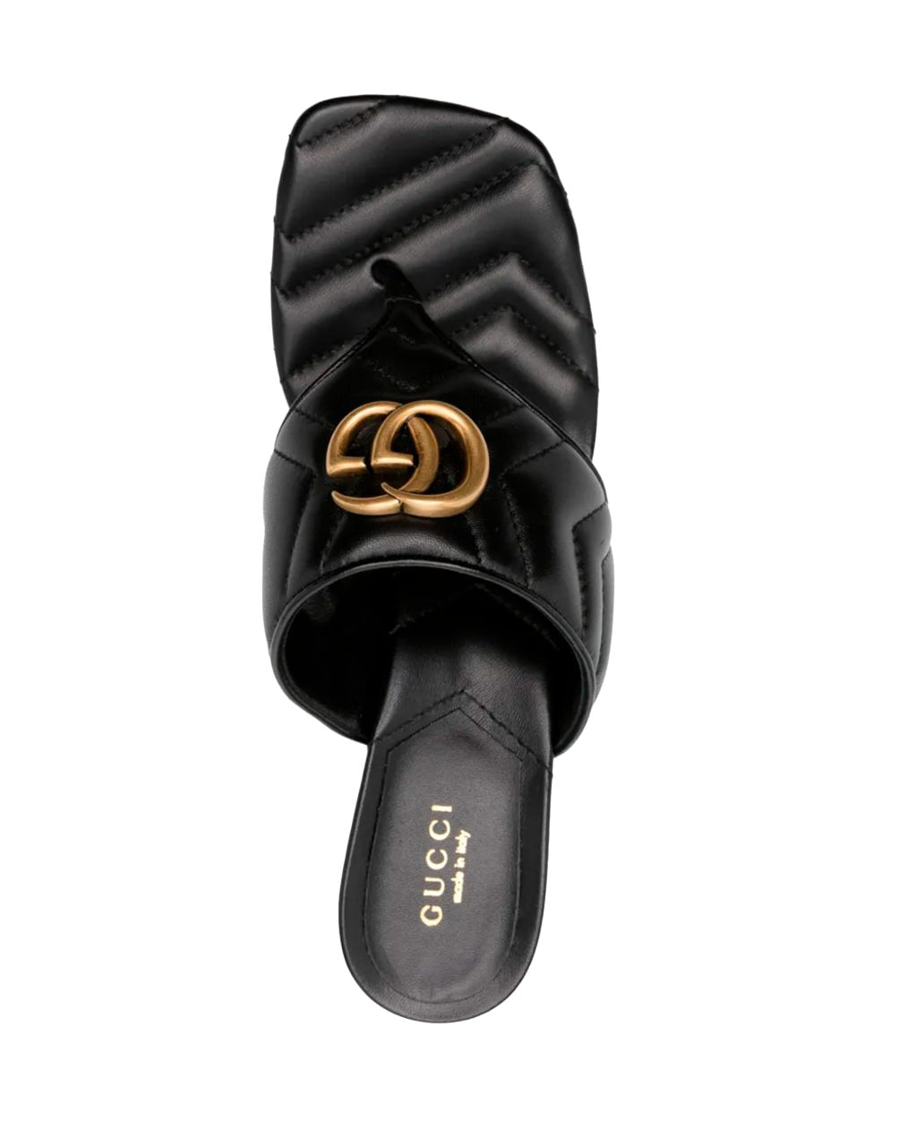 W MARMONT 55 THONG LTHR W/GG 1 NAPPA CHARLOTTE/NAPPA  CHARLOTT NERO/NERO