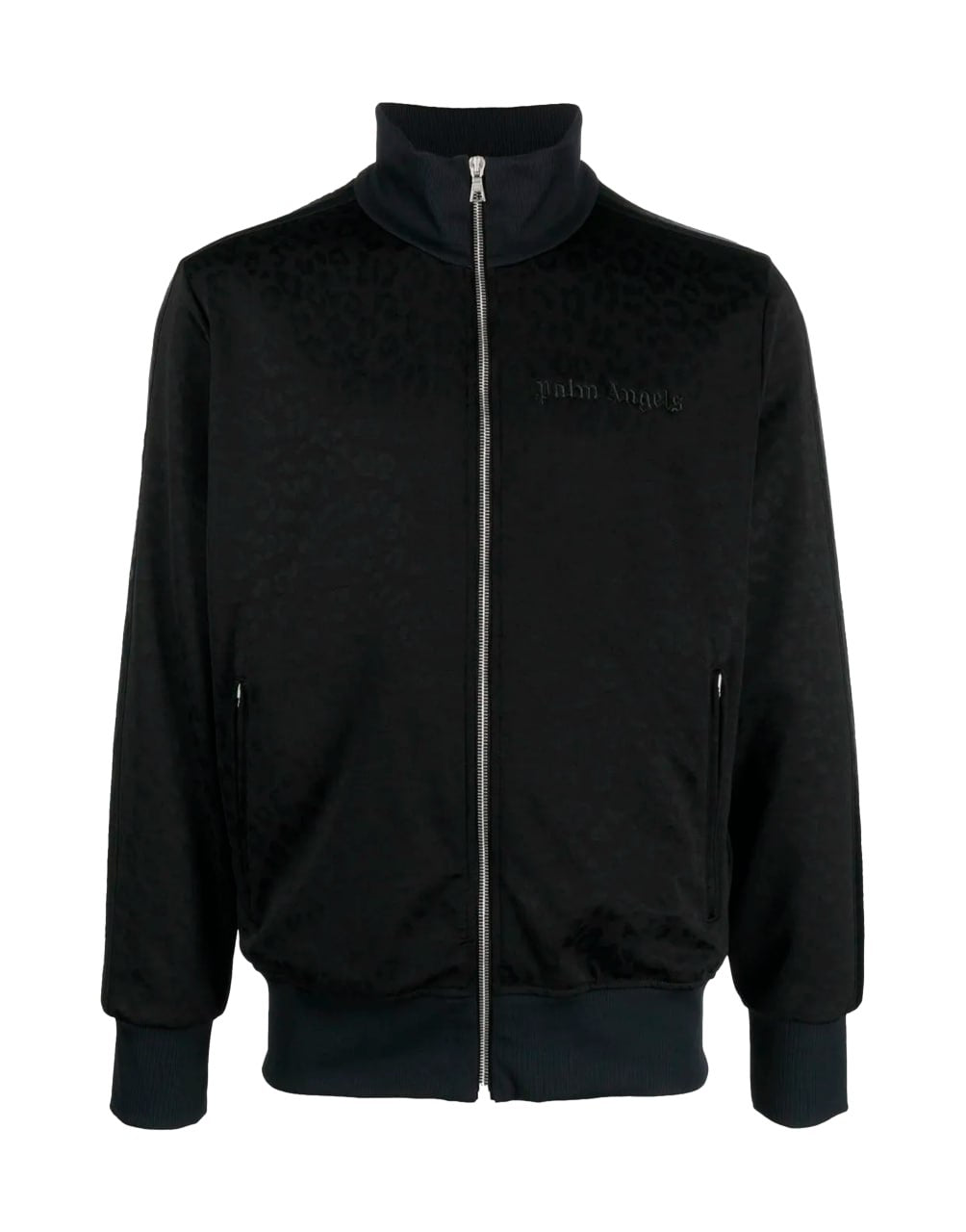 TUXEDO LEOPARD TRACK JKT BLACK WHITE PALM ANGELS