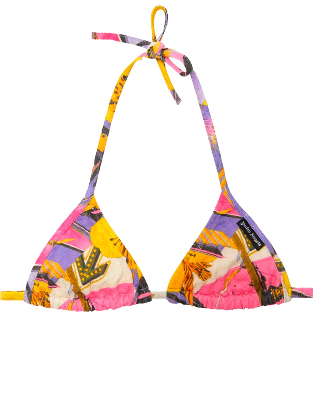 MIAMI MIX BIKINI TOP MULTICOLOR MULT PALM ANGELS