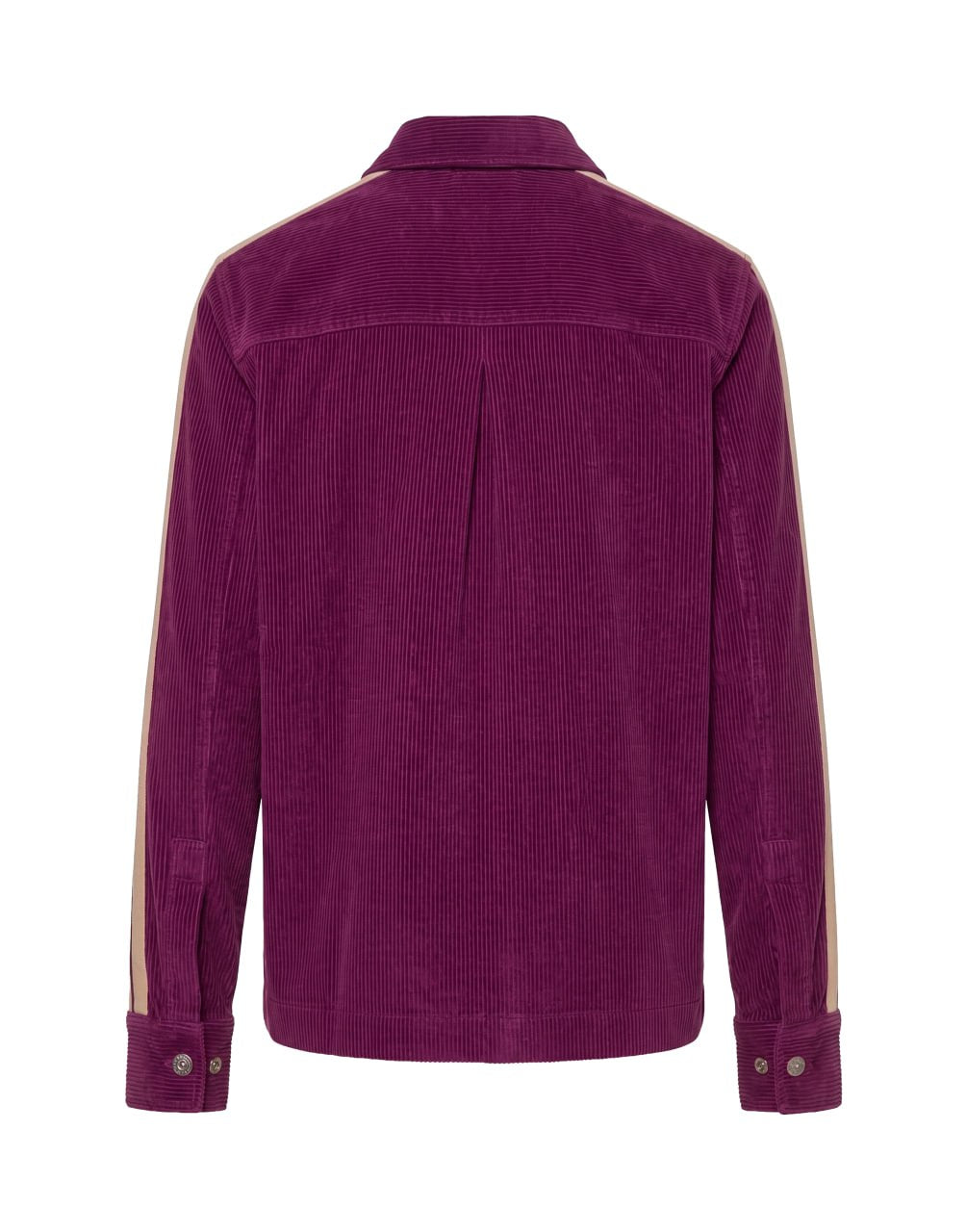 CORD FLEECE SHIRT PURPLE YELLOW PALM ANGELS