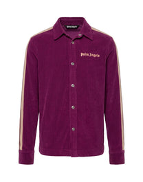 CORD FLEECE SHIRT PURPLE YELLOW PALM ANGELS