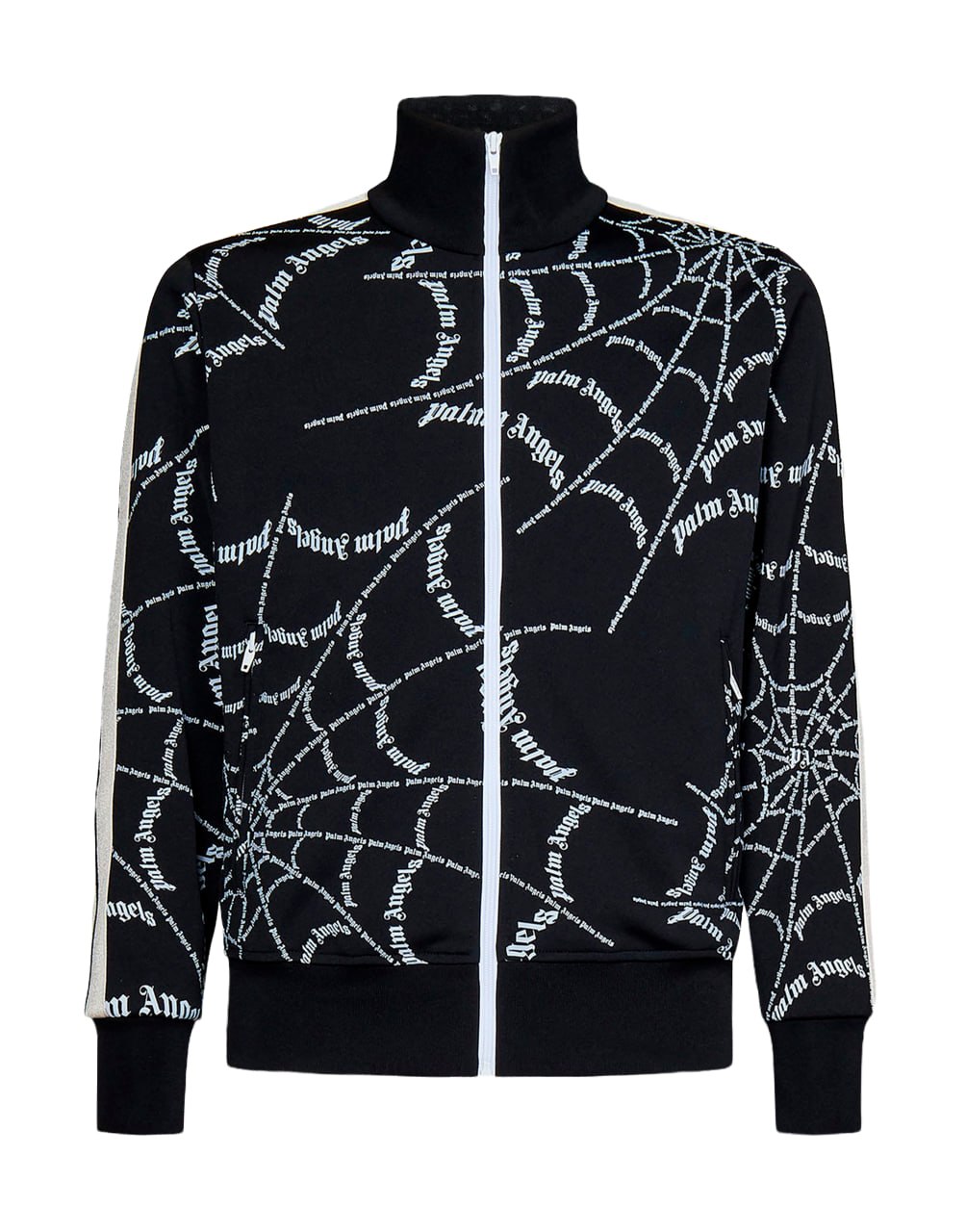 SPIDER WEB CLASSIC TRACK J BLACK WHITE PALM ANGELS