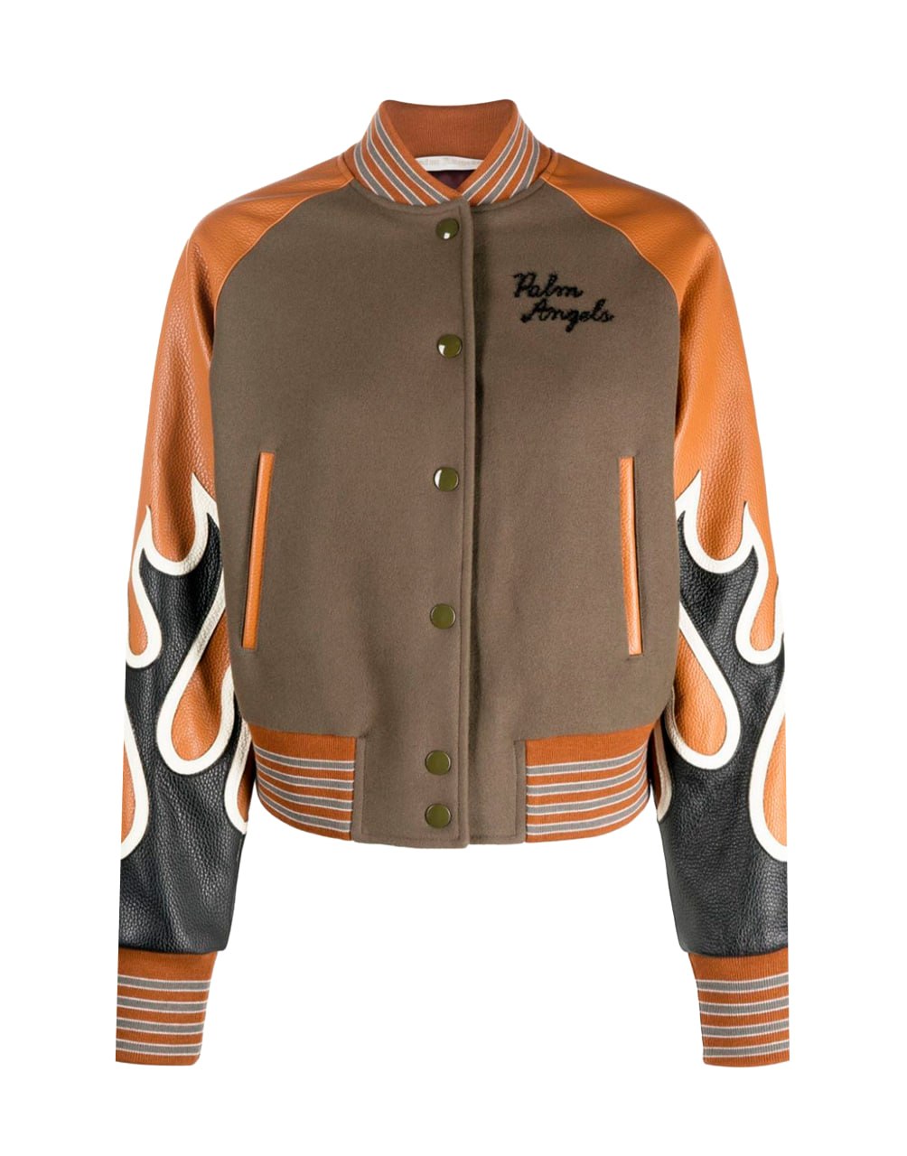 BURNING VARSITY MILITARY BLACK PALM ANGELS