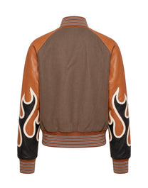 BURNING VARSITY MILITARY BLACK PALM ANGELS