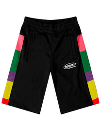 PA MISSONI TRACK SHORTS BLACK WHITE PALM ANGELS