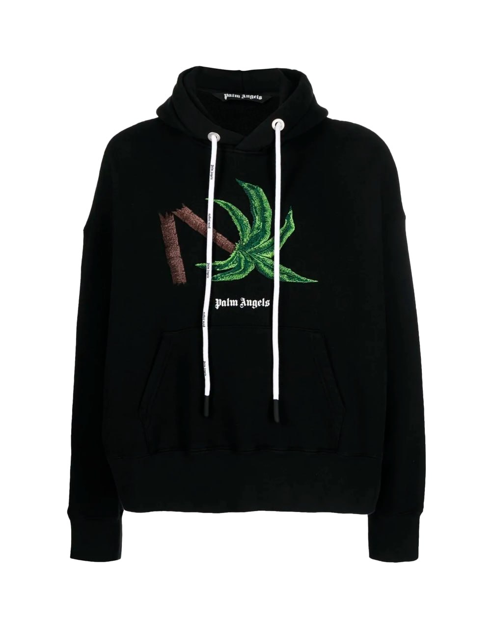 BROKEN PALM HOODY BLACK GREEN PALM ANGELS