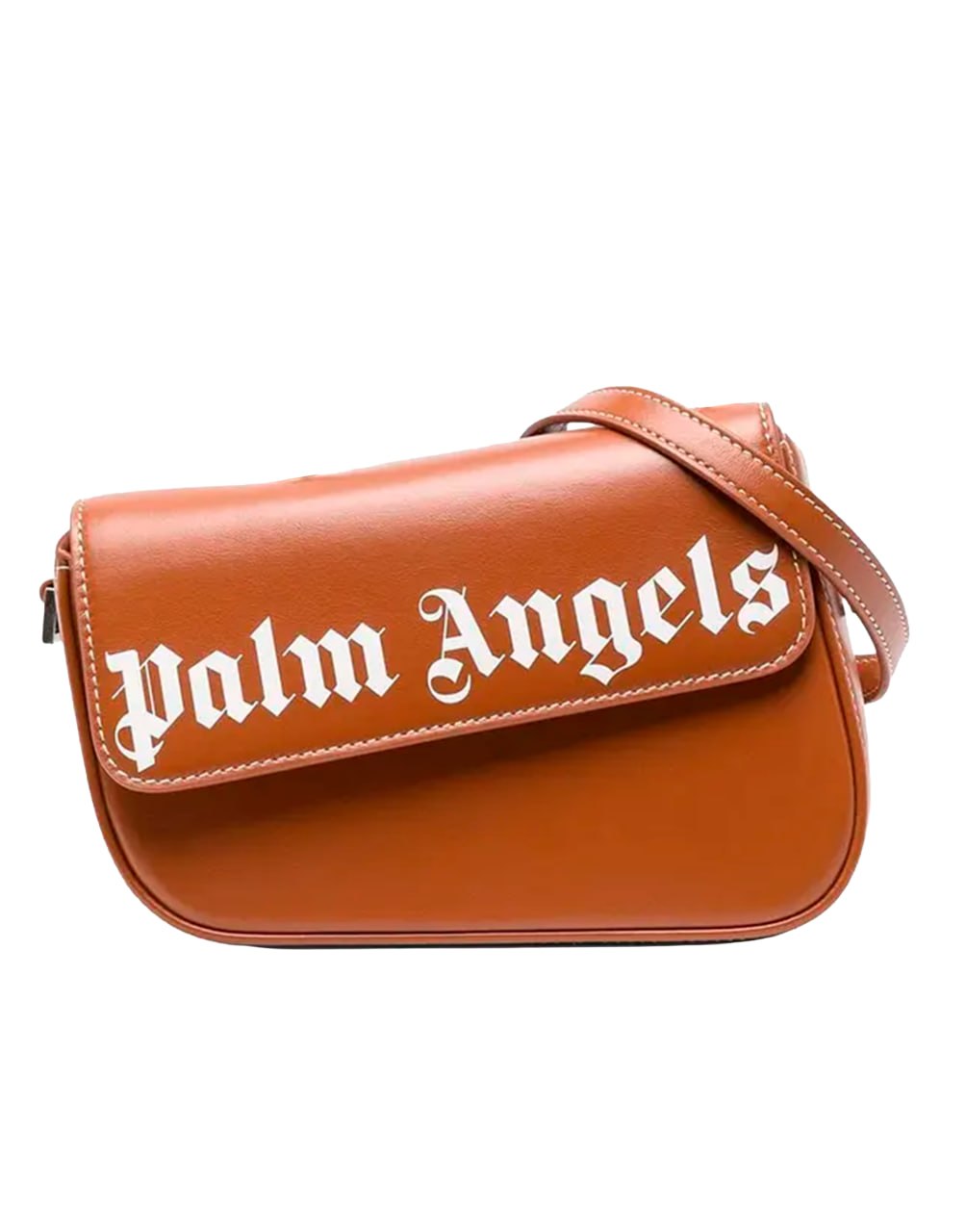 CRASH BAG GM BROWN WHITE PALM ANGELS