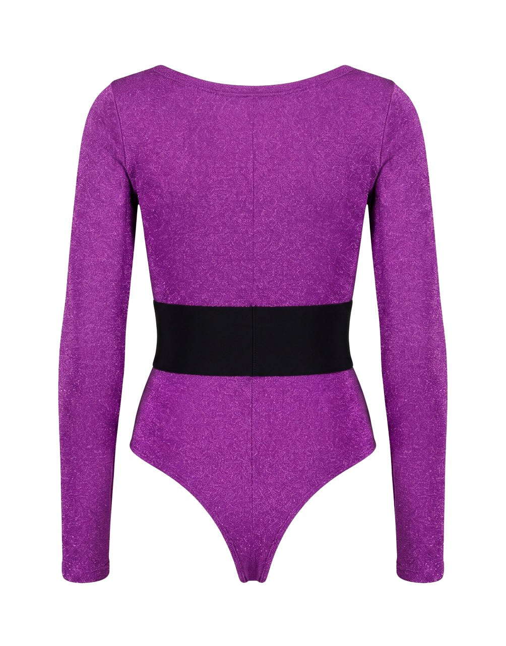 PA MISS ONI LUREX BODYSUIT PURPLE WHITE PALM ANGELS