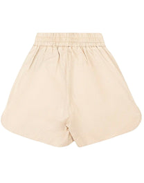 VICHY BOXER SHORTS BEIGE WHITE PALM ANGELS