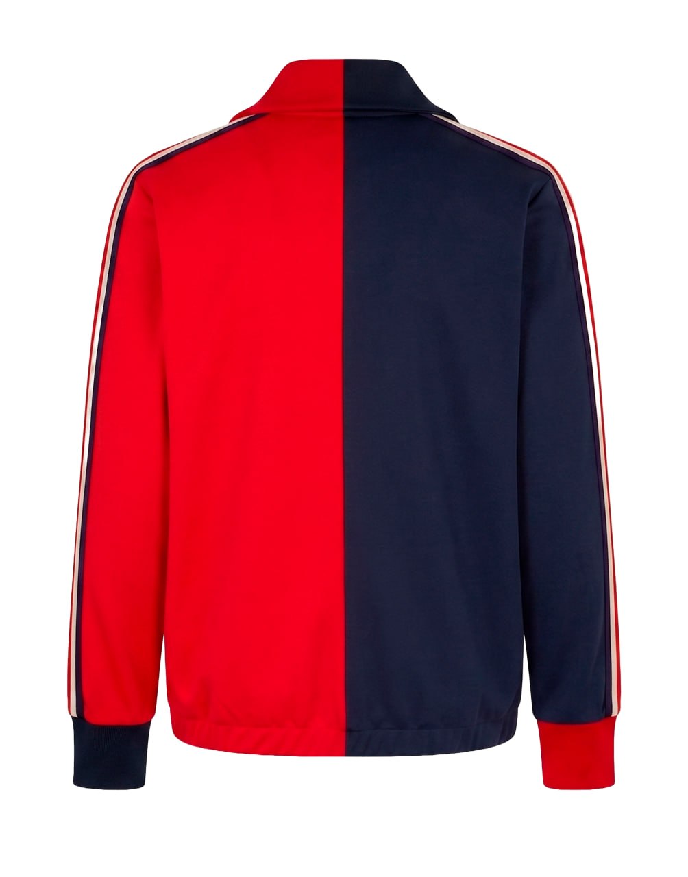 TWO TONE TRACK JACKET RED OFF WHITE PALM ANGELS
