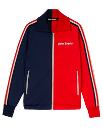 TWO TONE TRACK JACKET RED OFF WHITE PALM ANGELS
