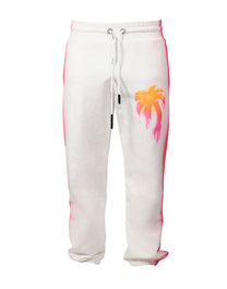 SPRAYED PALM SWEATPANTS WHITE MULTICOLO PALM ANGELES