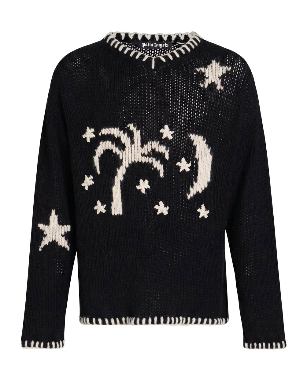 NIGHTSKY SWEATER IN BLACK - PALM ANGELS