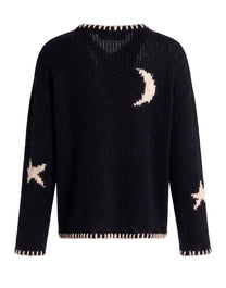NIGHTSKY SWEATER IN BLACK - PALM ANGELS
