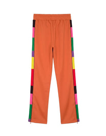 PM MISSION TRACK PANTS BRICK RED WHITE PALM ANGELS