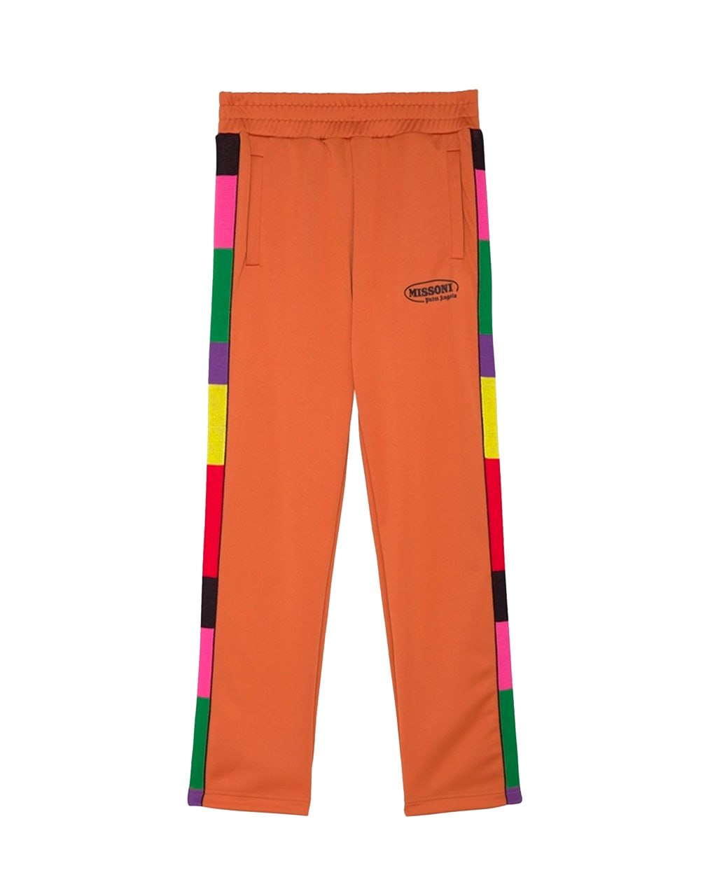 PM MISSION TRACK PANTS BRICK RED WHITE PALM ANGELS