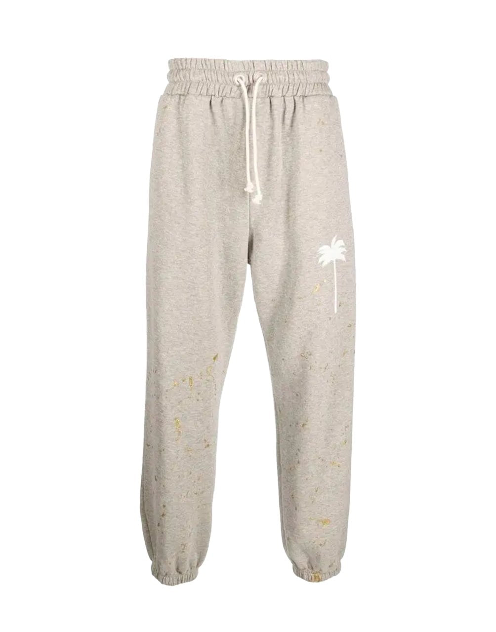 PXPPAINTED CLASSIC SWEATPA MELANGE GREY WH PALM ANGELS