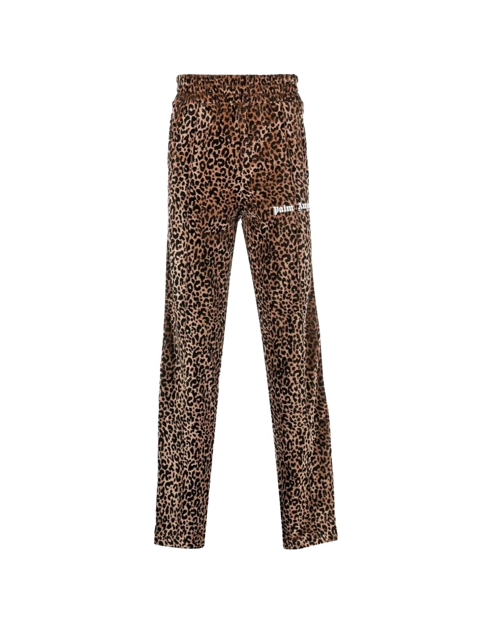 ANIMALIER TRACK PANTS GOLD WHITE PALM ANGELS