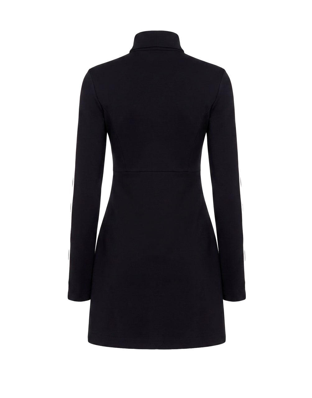 FLEECE HOODY DRESS BLACK GOLD PALM ANGELS