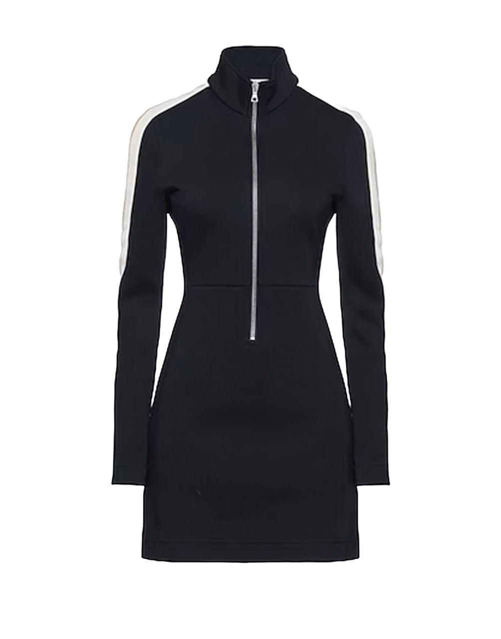 FLEECE HOODY DRESS BLACK GOLD PALM ANGELS