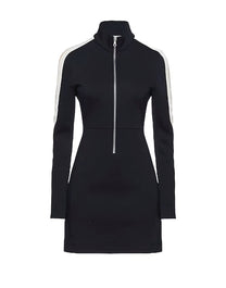 FLEECE HOODY DRESS BLACK GOLD PALM ANGELS