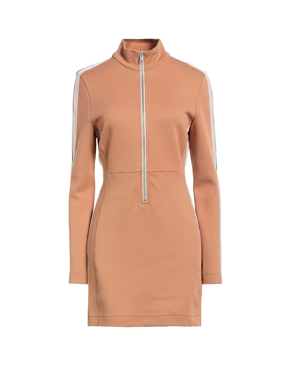 TRACK MINI DRESS BEIGE OFF WHIT PALM ANGELS
