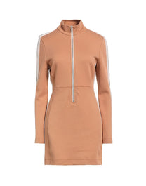 TRACK MINI DRESS BEIGE OFF WHIT PALM ANGELS