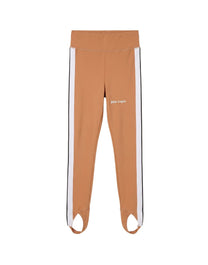 TRACK STIRRUP LEGGINS SAND WHITE PALM ANGELS