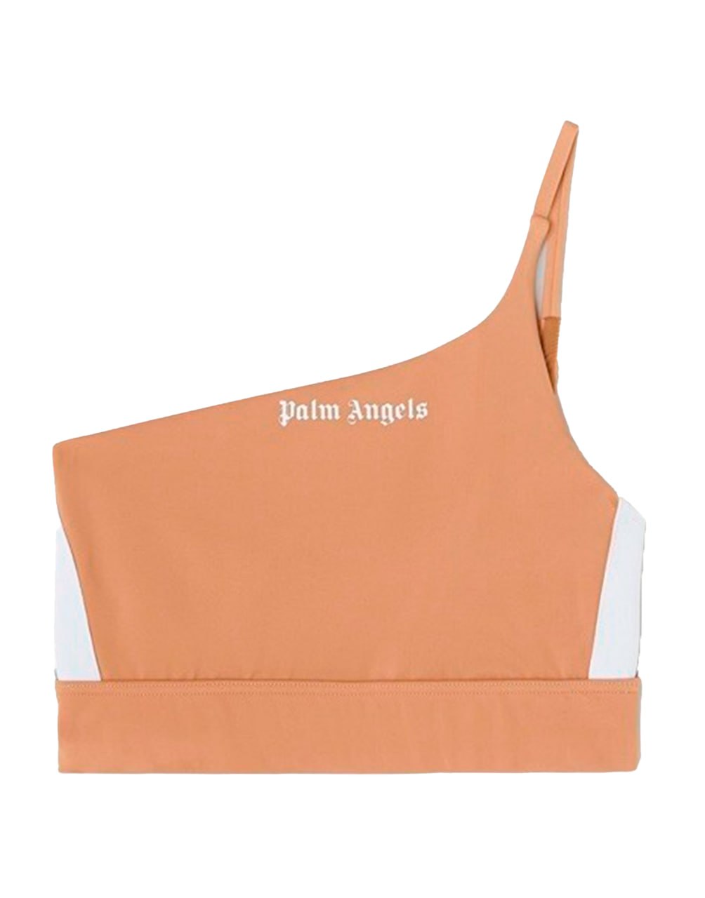 ONE SHOULDER TRACK ACTIVE SAND WHITE PALM ANGELS