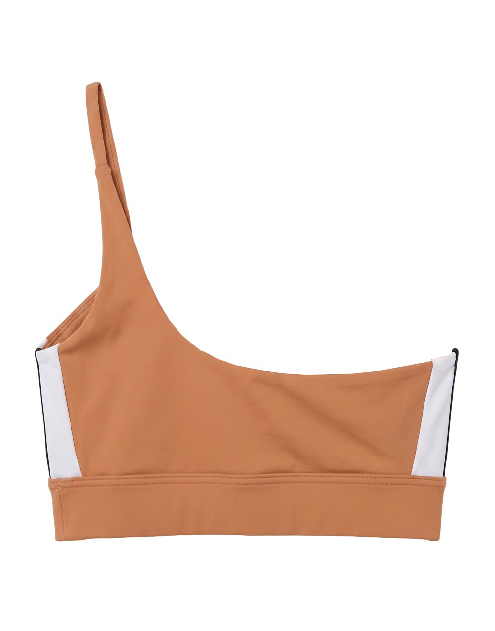 ONE SHOULDER TRACK ACTIVE SAND WHITE PALM ANGELS
