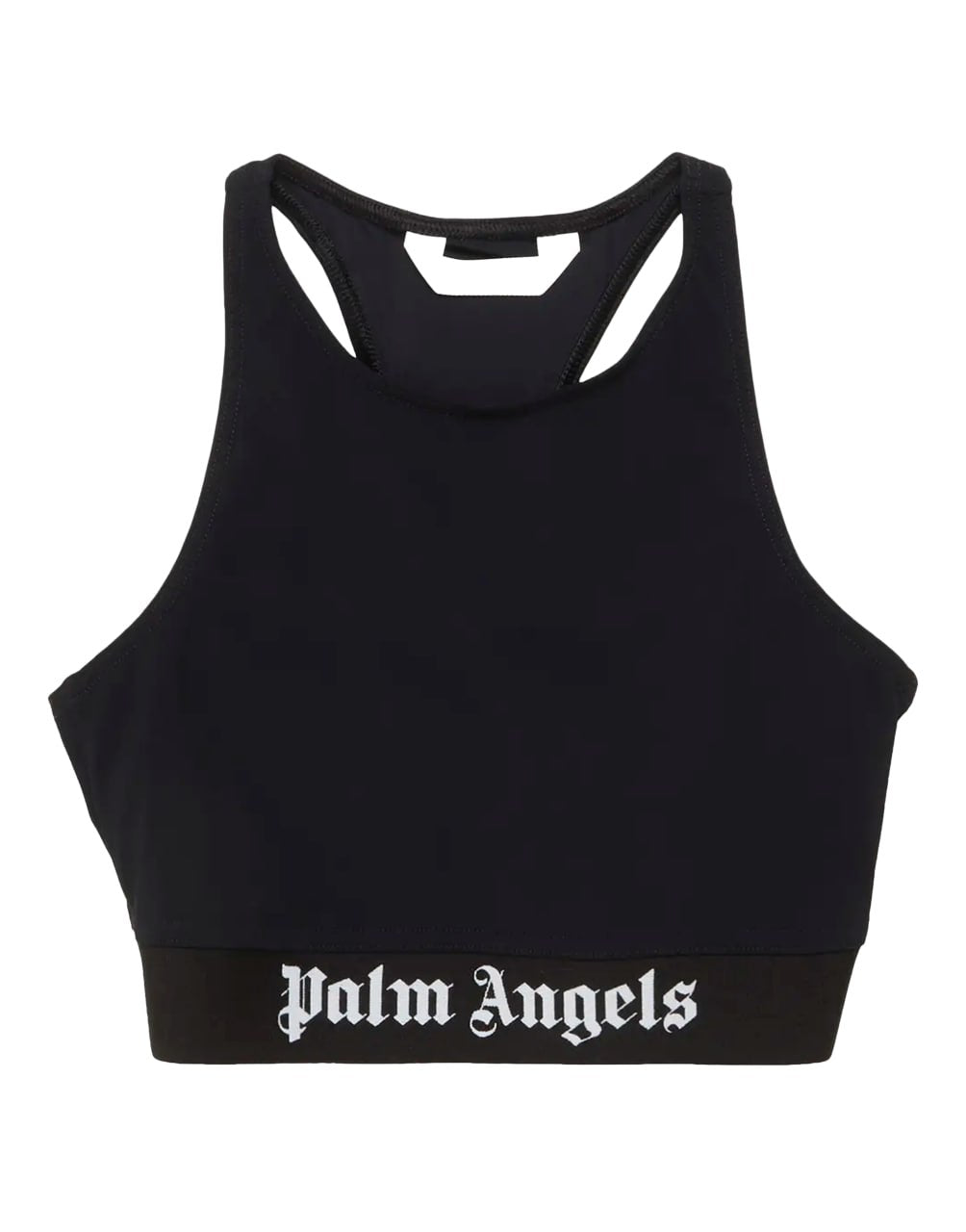 SEAMLESS TOP BLACK BLACK PALM ANGELS