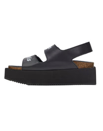 PLATFORM BIRK BLACK WHITE PALM ANGELS