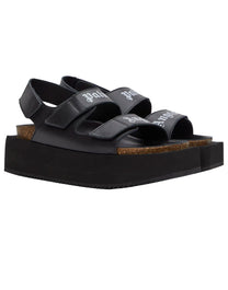 PLATFORM BIRK BLACK WHITE PALM ANGELS