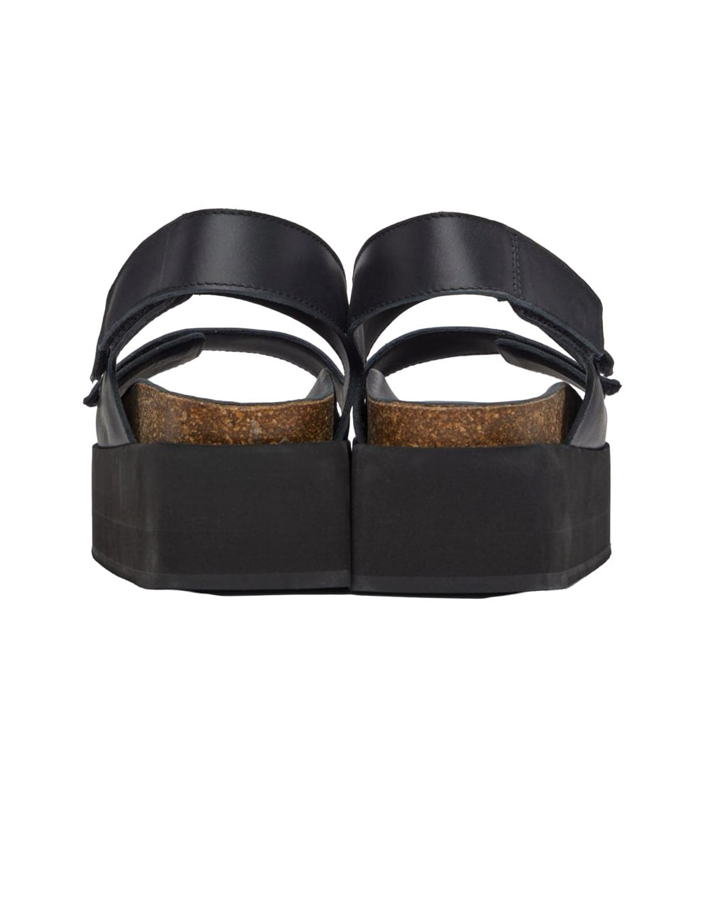 PLATFORM BIRK BLACK WHITE PALM ANGELS